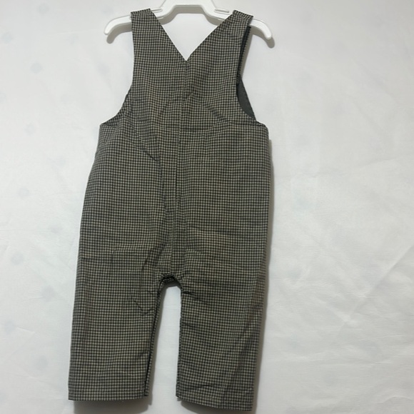 FAO Schwarz Black and White Overalls with Sturdy Fabric - Picture 6 of 9
